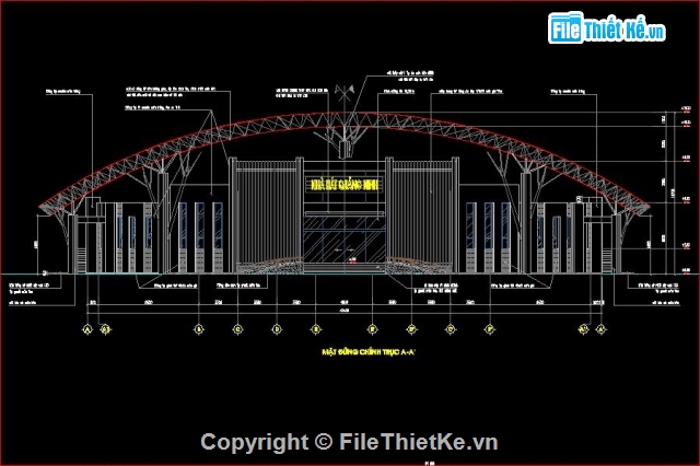 File cad,bản vẽ điện,bản vẽ kiến trúc,bản vẽ đường nước,khu vui chơi,Nhà hát tỉnh quảng ninh